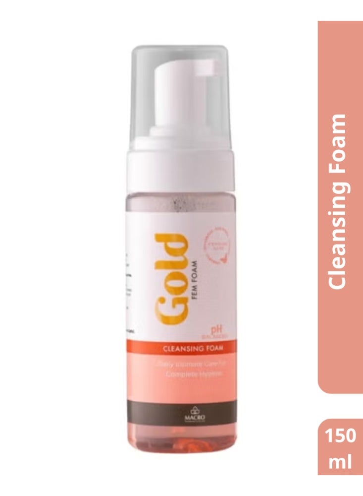 Gold Fem Foam Intimate Cleansing Foam - 150 ml